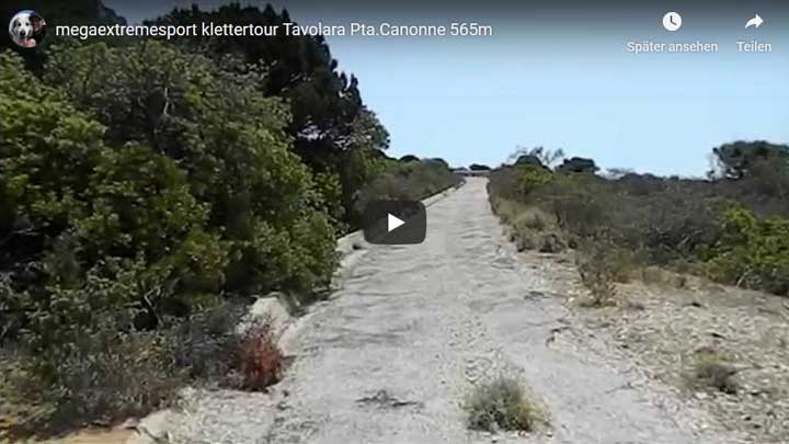 Megaextremesport Klettertour Tavolara Pta. Canonne 565m